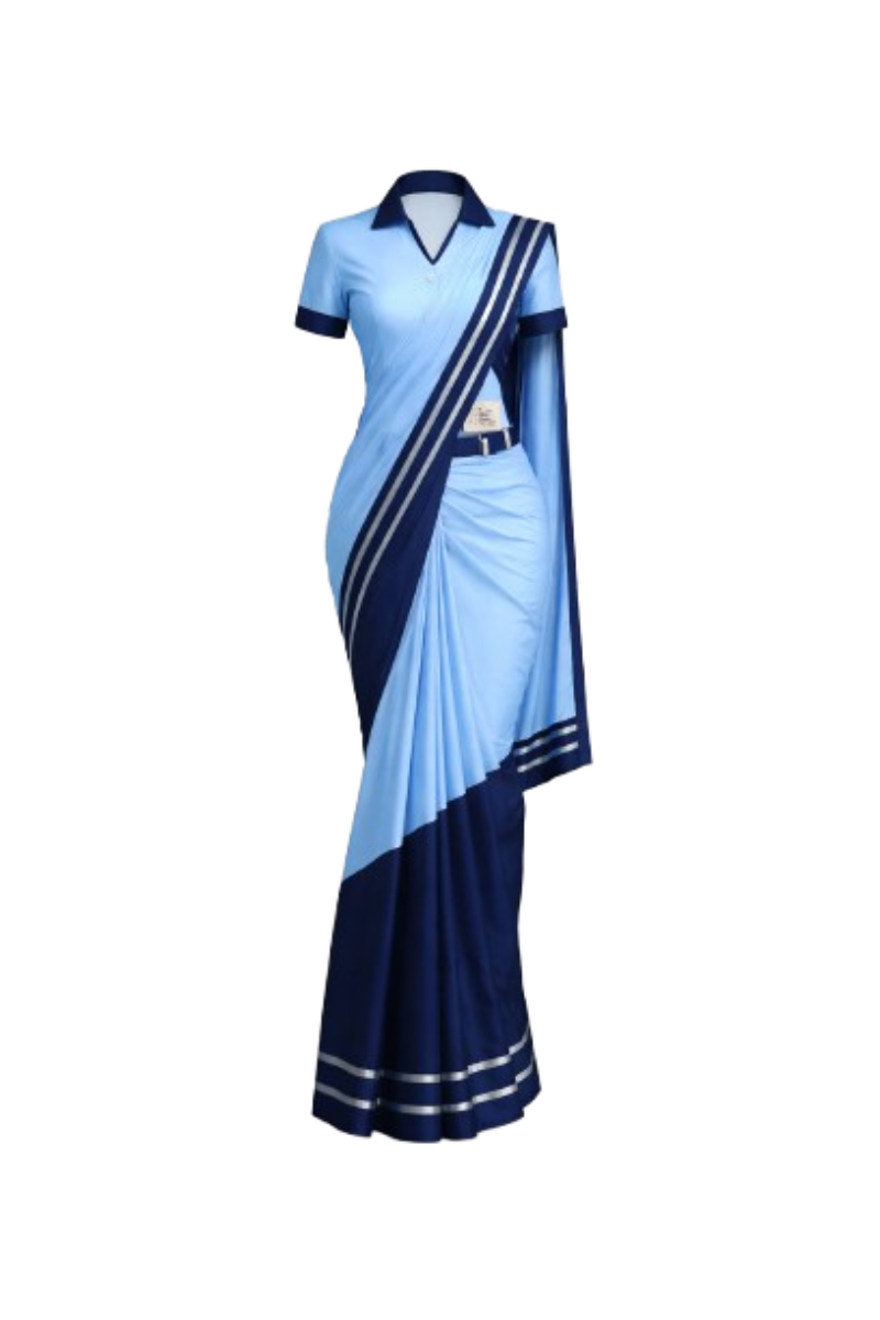 House Keeping Uniform Saree Front